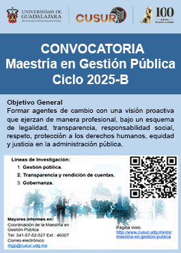 Maestría en Gestión Pública