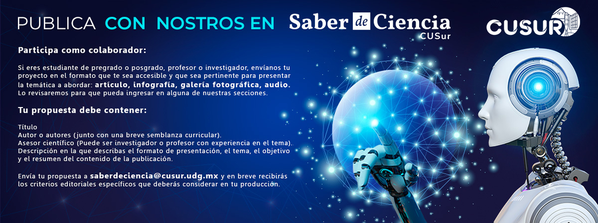Publica en Saber de Ciencia CUSur