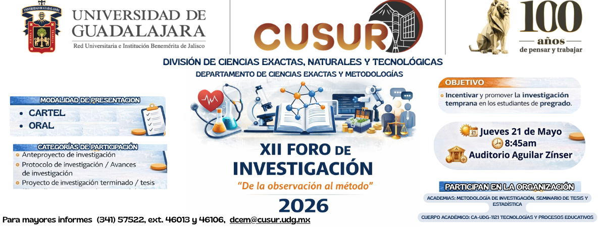Convocatoria del foro de investigación