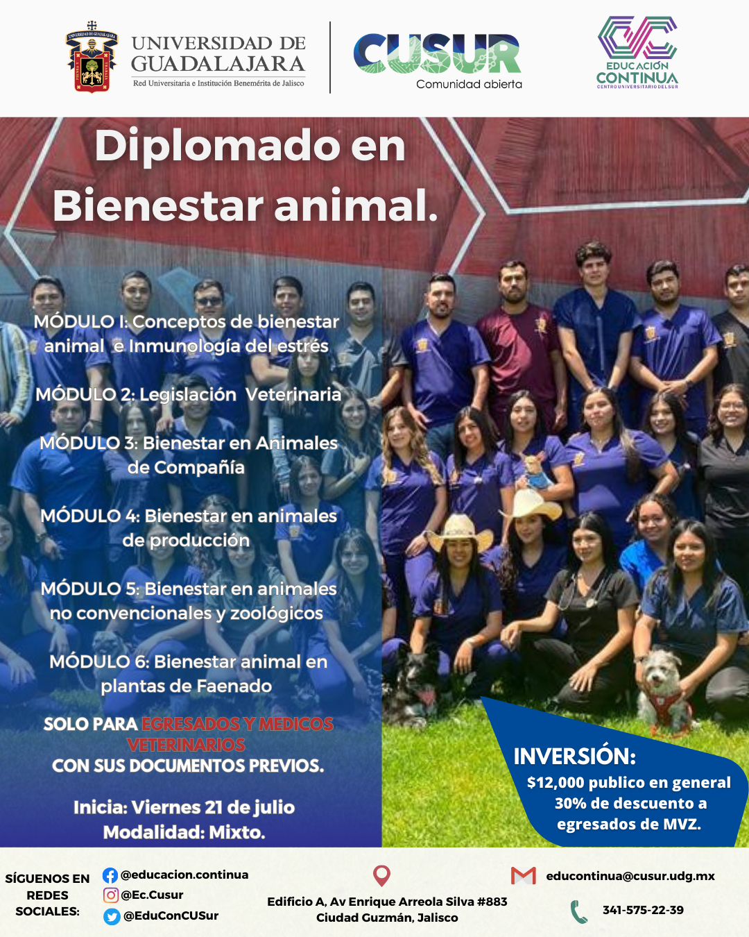 Banner Diplomado en Bienestar Animal