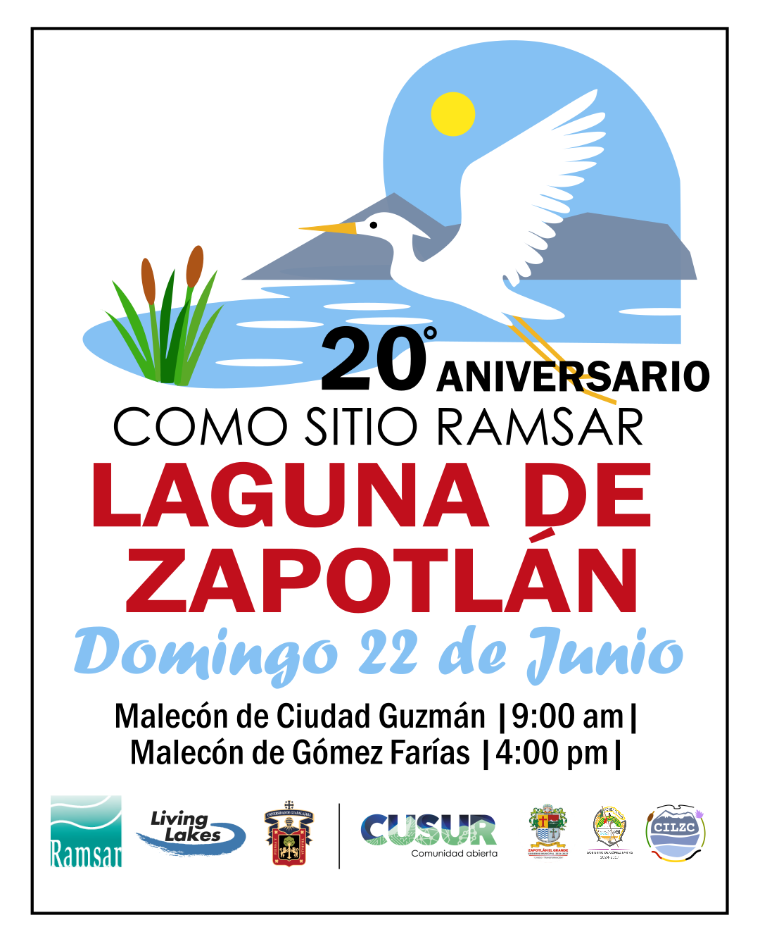XX Aniversario de la Laguna de Zapotlán como Sitio Ramsar