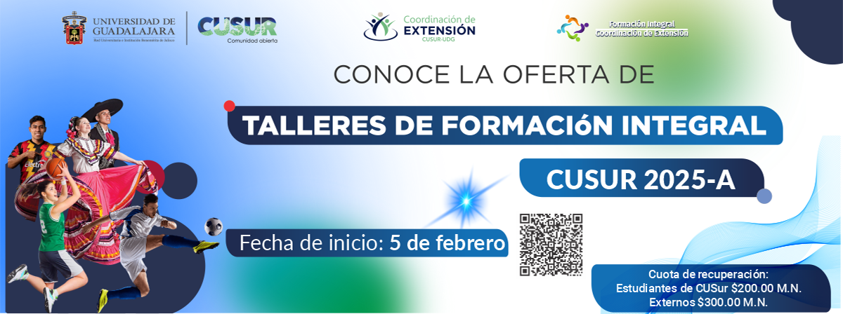 Invitación Talleres de Formación Integral 2025A