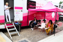 Brindan servicio de mastografías gratuitas en el marco del Día Internacional de lucha contra el Cáncer de Mama