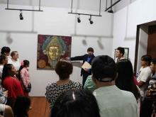 Inauguran la exposición pictórica “Un diálogo con el arte” en Casa del Arte Vicente Preciado Zacarías 