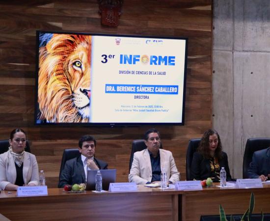 División de Ciencias de la Salud rinde su tercer Informe de Actividades
