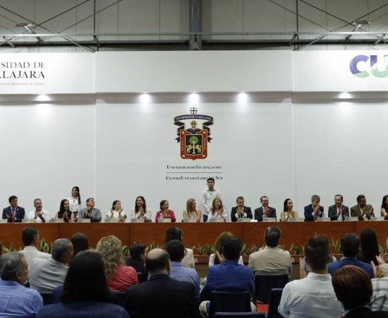 Rinde protesta el Dr. Dante Jaime Haro Reyes como Rector del CUSur