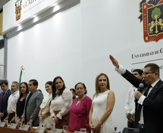 Rinde protesta el Dr. Dante Jaime Haro Reyes como Rector del CUSur