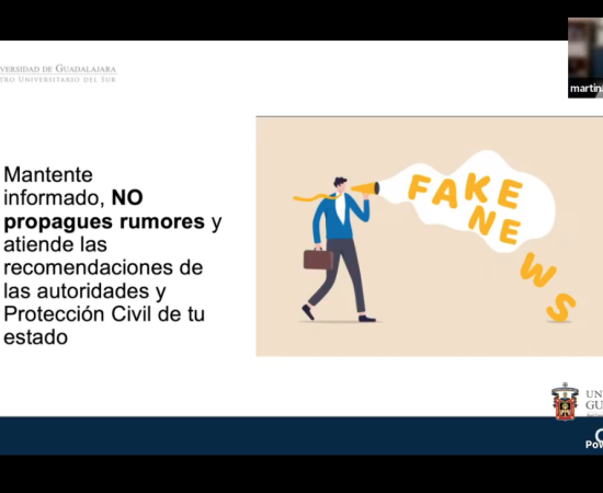 Recomienda especialista del CUSur qué hacer en caso de sismo