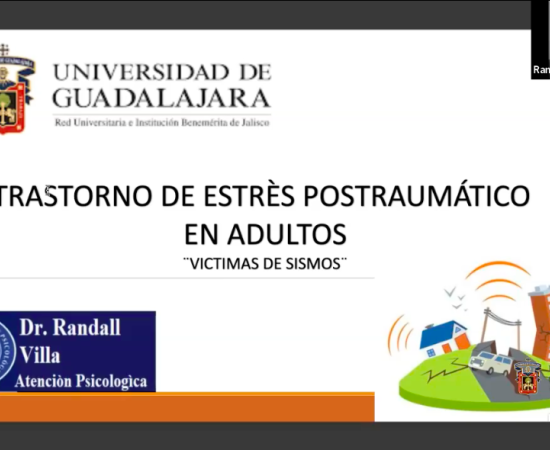 Imparten conferencia “Estrés postraumático ante desastres naturales”