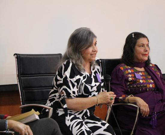 Conversan tres mujeres en el CUSur sobre su experiencia en el trabajo de la impartición de justici