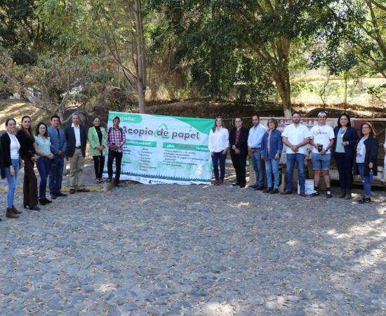 El CUSur participa en la campaña de acopio de papel en Zapotlán