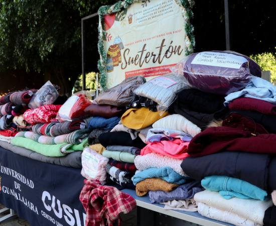 Inicia el Suetertón 2024 con la recolección de 220 prendas en el CUSur