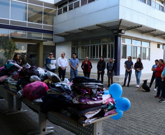 Inicia el Suetertón 2024 con la recolección de 220 prendas en el CUSur