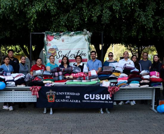 Inicia el Suetertón 2024 con la recolección de 220 prendas en el CUSur