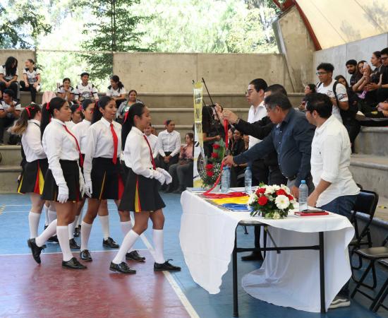 Primer Concurso de Escoltas de Bandera en la Licenciatura en Cultura Física y Deportes del CUSur