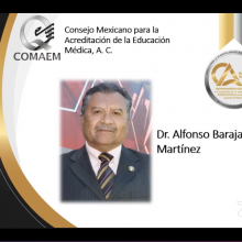 Reconocimiento al Dr Barajas como evaluador