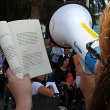 Foto 7. Nota Paran labores en protesta por desaparición de estudiantes