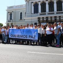Foto 2. Nota Universitarios se unen para exigir paz y justicia