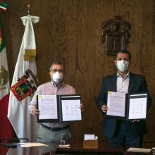 Foto 2. Nota CUCEA, CUSUR y CUCBA firman acuerdo de colaboración