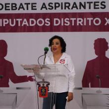 Elia Gómez Ramírez, candidata por el Partido Redes Sociales Progresistas