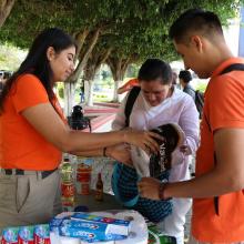 Foto 2. Nota Comunidad universitaria dona 400 kilos de víveres para damnificados de Sinaloa