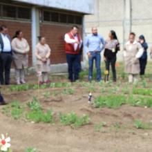 Foto 2. Nota CUSur y CEINJURE Ciudad Guzmán inauguran huerto orgánico en sección femenil