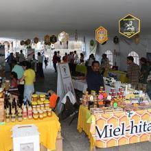 Foto 8. Nota Reconocen trayectoria de Salvador Velarde Magaña en inauguración de Feria de la Miel