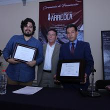 Foto 1. Nota Federico Vite recibe premio del Concurso Nacional de Cuento Juan José Arreola