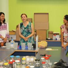 Foto 3. Nota Con más de 80 participantes inicia taller Salud del suelo y cromatografía