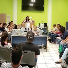 Foto 5. Nota Con más de 80 participantes inicia taller Salud del suelo y cromatografía